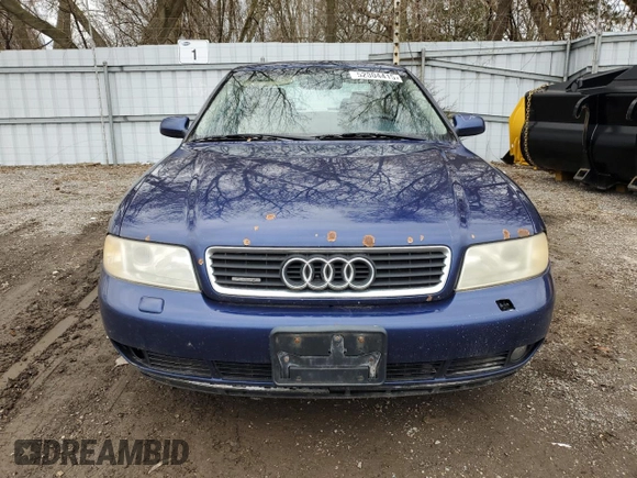 2000 Audi A4 с VIN WAUDC28D6YA043658, выставлен на аукционе Copart как лот 52804415 с пробегом 350 705 миль миль и Списание • Salvage title. История ставок и продаж доступна на DreamBid. Изображение 5.