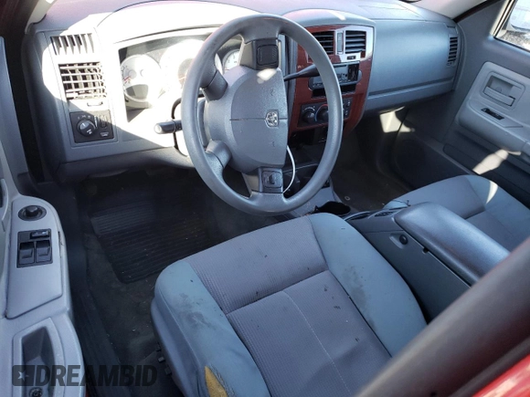 2005 Dodge Dakota SLT with VIN 1D7HW42N25S155488, listed as a Copart auction lot 42648485 with 170,312 mi miles and Salvage Title. Bid and sale history available at DreamBid. Image 8.