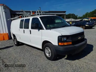 2016 Chevrolet Express Cargo with VIN 1GCZGHFG4G1225371, listed as a IAAI auction lot 42610732 with 96,610 mi miles and . Bid and sale history available at DreamBid. Image 1.
