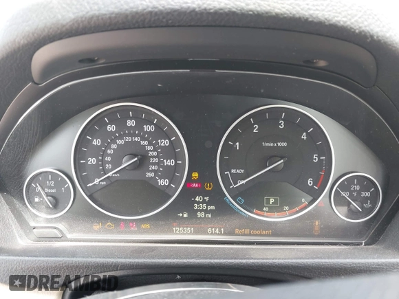 2014 BMW 3 Series 328d with VIN WBA3D3C58EK154684, listed as a IAAI auction lot 42586949 with 125,351 mi miles and . Bid and sale history available at DreamBid. Image 15.