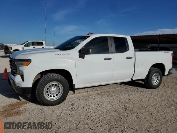 2022 Chevrolet Silverado 1500 Work Truck with VIN 1GCRDAED1NZ506131, listed as a Copart auction lot 44054255 with 103,083 mi miles and Clean Title. Bid and sale history available at DreamBid. Image 1.