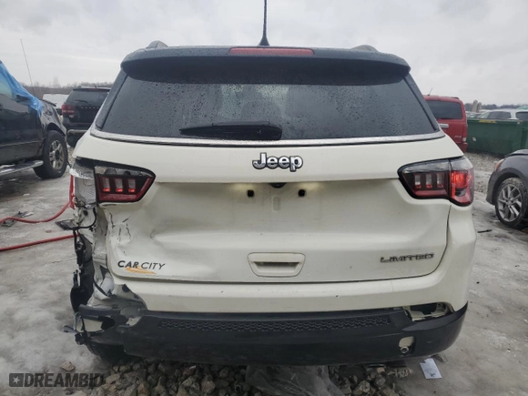 2020 Jeep Compass Limited with VIN 3C4NJCCB6LT107921, listed as a Copart auction lot 47201505 with 113,482 mi miles and Non Repairable. Bid and sale history available at carsss.com. Image 6.