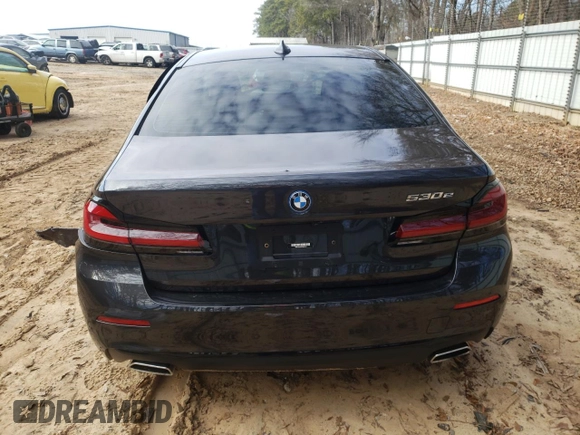 2023 BMW 5 Series 530e with VIN WBA13AG05PCM94563, listed as a Copart auction lot 87515145 with Not provided miles and Salvage title. Bid and sale history available at DreamBid. Image 6.