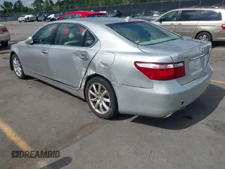 2007 Lexus LS 460 L with VIN JTHGL46F375017296, listed as a IAAI auction lot 42494641 with 158,936 mi miles and . Bid and sale history available at DreamBid. Image 3.