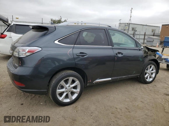 2011 Lexus RX 350 with VIN 2T2BK1BA0BC105320, listed as a Copart auction lot 60102895 with 163,008 mi miles and Salvage title. Bid and sale history available at DreamBid. Image 3.