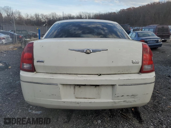 2007 Chrysler 300 Limited with VIN 2C3KK53G17H820798, listed as a Copart auction lot 80858304 with 0 mi miles and Salvage Title. Bid and sale history available at carsss.com. Image 6.