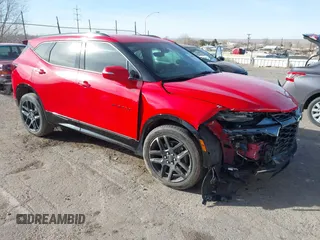 2020 Chevrolet Blazer RS z VIN 3GNKBERS0LS638001, wystawiony jako IAAI lot #41058909 z przebiegiem 68 338 mil mil oraz . Historia ofert i sprzedaży dostępna na DreamBid. Obrazek 1.
