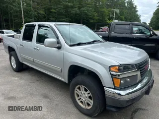 2012 GMC Canyon SLE1 with VIN 1GTH6MFEXC8137979, listed as a Copart auction lot 65370595 with 145,567 mi miles and Clean title. Bid and sale history available at DreamBid. Image 1.
