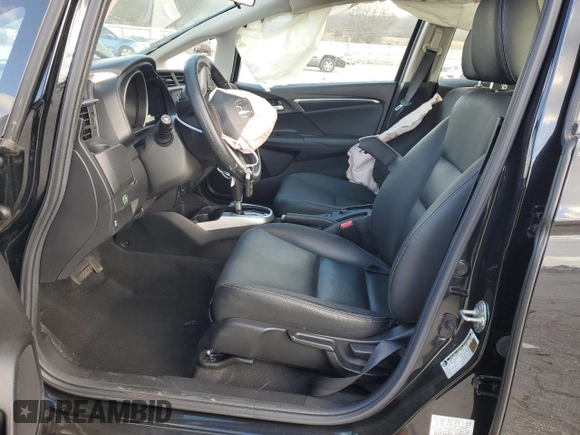 2017 Honda Fit EX-L with VIN JHMGK5H89HS003686, listed as a Copart auction lot 42400735 with 29,741 mi miles and Salvage Title. Bid and sale history available at DreamBid. Image 7.
