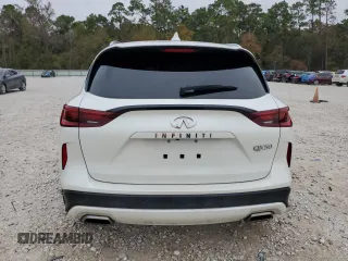 2022 Infiniti QX50 LUXE with VIN 3PCAJ5BA0NF106235, listed as a Copart auction lot 84685444 with 33,028 mi miles and Salvage Title. Bid and sale history available at carsss.com. Image 6.