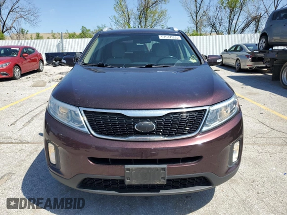 2014 Kia Sorento LX with VIN 5XYKTCA66EG497383, listed as a Copart auction lot 51547955 with 143,872 mi miles and Salvage Title. Bid and sale history available at carsss.com. Image 5.