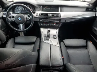 2014 BMW 5 Series 535d with VIN WBAXA5C58ED690402, listed as a Copart auction lot 48124575 with 153,702 mi miles and Salvage Title. Bid and sale history available at DreamBid. Image 8.