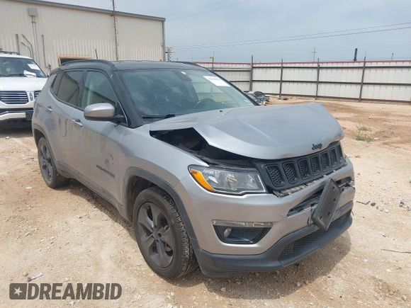 2018 Jeep Compass Latitude with VIN 3C4NJCBBXJT494116, listed as a IAAI auction lot 42150992 with 96,125 mi miles and . Bid and sale history available at DreamBid. Image 1.