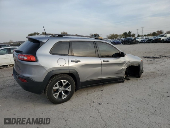 2017 Jeep Cherokee Trailhawk L Plus with VIN 1C4PJMBB9HW536536, listed as a Copart auction lot 78472954 with 89,657 mi miles and Salvage Title. Bid and sale history available at carsss.com. Image 3.