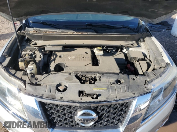 2016 Nissan Pathfinder Platinum with VIN 5N1AR2MM7GC634557, listed as a Copart auction lot 51820785 with 166,205 mi miles and Salvage Title. Bid and sale history available at carsss.com. Image 13.