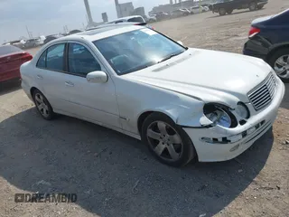 2003 Mercedes-Benz E 500 with VIN WDBUF70JX3A306654, listed as a IAAI auction lot 42073041 with 158,010 mi miles and . Bid and sale history available at DreamBid. Image 1.