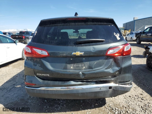 2020 Chevrolet Equinox LT with VIN 3GNAXKEV2LS565323, listed as a Copart auction lot 46899055 with 109,209 mi miles and Salvage Title. Bid and sale history available at carsss.com. Image 6.