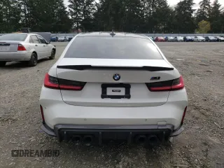 2021 BMW M3 Competition z VIN WBS33AY0XMFL32795, wystawiony jako Copart lot #52745265 z przebiegiem Nie podano mil oraz Szkoda całkowita • Salvage title. Historia ofert i sprzedaży dostępna na DreamBid. Obrazek 6.