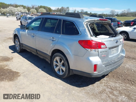 2013 Subaru Outback Premium with VIN 4S4BRCCC3D3237202, listed as a IAAI auction lot 41803420 with 215,594 mi miles and . Bid and sale history available at DreamBid. Image 3.