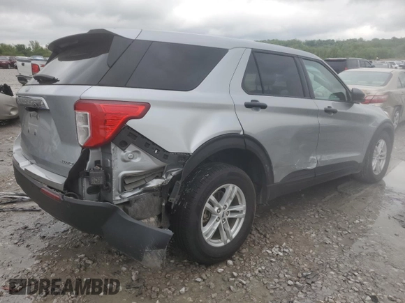 2023 Ford Explorer with VIN 1FMSK8BH9PGA84806, listed as a Copart auction lot 54875205 with 61,776 mi miles and Salvage title. Bid and sale history available at DreamBid. Image 3.