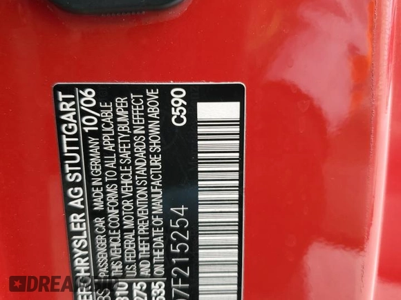 2007 Mercedes-Benz CLK 350 z VIN WDBTK56F07F215254, wystawiony jako Copart lot #58796725 z przebiegiem 191 246 mil mil oraz Szkoda całkowita • Salvage title. Historia ofert i sprzedaży dostępna na DreamBid. Obrazek 12.