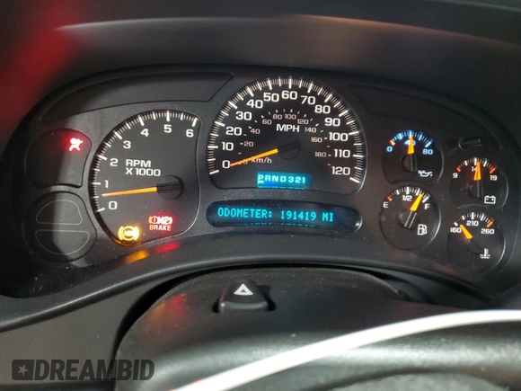 2005 Chevrolet Silverado 1500 Z71 with VIN 1GCEK19B35Z299108, listed as a Copart auction lot 51085525 with 191,419 mi miles and Salvage Title. Bid and sale history available at DreamBid. Image 9.