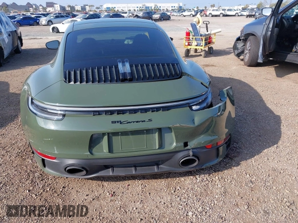 2022 Porsche 911 Carrera S with VIN WP0AB2A9XNS222421, listed as a IAAI auction lot 41872905 with 18,903 mi miles. Bid and sale history available at carsss.com. Image 16.