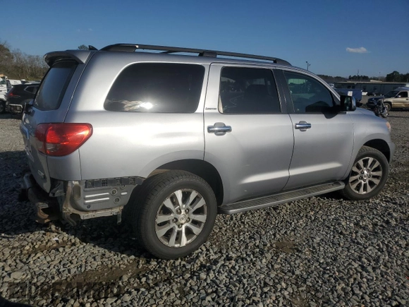 2012 Toyota Sequoia Limited with VIN 5TDJY5G10CS061018, listed as a Copart auction lot 47962175 with 199,912 mi miles and Salvage Title. Bid and sale history available at carsss.com. Image 3.