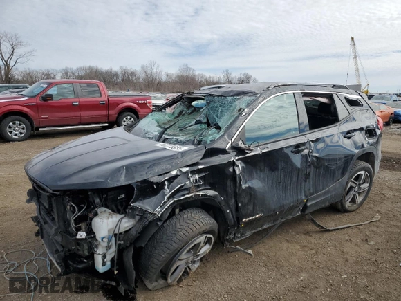 2020 GMC Terrain SLT with VIN 3GKALVEV5LL265232, listed as a Copart auction lot 46223335 with 94,704 mi miles and Salvage title. Bid and sale history available at DreamBid. Image 1.