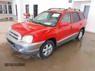 2005 Hyundai Santa Fe GLS with VIN KM8SC73E95U890509, listed as a IAAI auction lot 41726541 with 171,992 mi miles. Bid and sale history available at carsss.com. Image 2.
