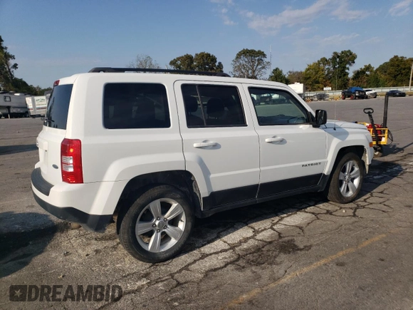 2017 Jeep Patriot Latitude with VIN 1C4NJPFB2HD183670, listed as a Copart auction lot 74035374 with 72,753 mi miles and Salvage Title. Bid and sale history available at DreamBid. Image 3.