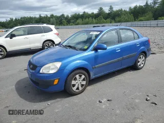2009 Kia Rio LX with VIN KNADE223696530633, listed as a Copart auction lot 68371794 with 165,505 mi miles and Salvage Title. Bid and sale history available at carsss.com. Image 1.