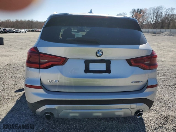 2021 BMW X3 sDrive30i with VIN 5UXTY3C01M9G04436, listed as a Copart auction lot 49241465 with 41,941 mi miles and Salvage Title. Bid and sale history available at carsss.com. Image 6.