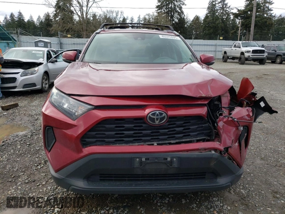 2021 Toyota RAV4 LE with VIN 2T3G1RFVXMW152811, listed as a Copart auction lot 45345095 with 66,871 mi miles and Salvage Title. Bid and sale history available at carsss.com. Image 5.