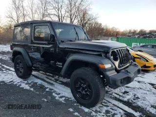 2021 Jeep Wrangler 80th Anniversary with VIN 1C4GJXANXMW638080, listed as a Copart auction lot 86476294 with 37,239 mi miles and Salvage Title. Bid and sale history available at DreamBid. Image 4.