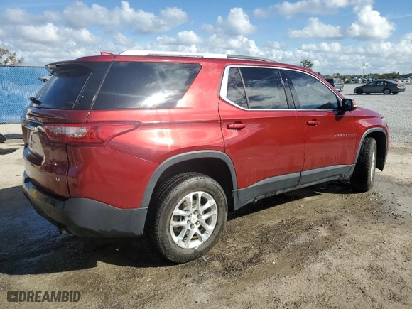 2018 Chevrolet Traverse LT Cloth with VIN 1GNERGKW6JJ281018, listed as a Copart auction lot 45367585 with 111,630 mi miles and Non Repairable. Bid and sale history available at carsss.com. Image 3.