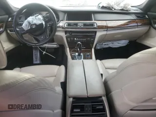 2013 BMW 7 Series 740Li with VIN WBAYE4C52DDW22629, listed as a Copart auction lot 44608645 with 163,135 mi miles and Salvage Title. Bid and sale history available at carsss.com. Image 8.