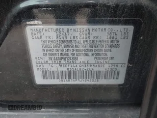 2018 Nissan Sentra S with VIN 3N1AB7AP9JY243058, listed as a IAAI auction lot 42116009 with 185,678 mi miles and . Bid and sale history available at DreamBid. Image 9.
