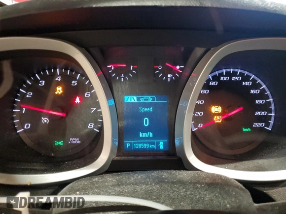 2017 Chevrolet Equinox LT with VIN 2GNFLFE38H6169524, listed as a Copart auction lot 50931055 with 128,599 mi miles and Salvage Title. Bid and sale history available at carsss.com. Image 9.