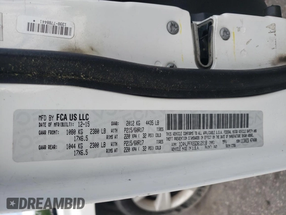 2016 Jeep Patriot Latitude with VIN 1C4NJPFA3GD612918, listed as a Copart auction lot 55830645 with 165,024 mi miles and Clean title. Bid and sale history available at DreamBid. Image 13.