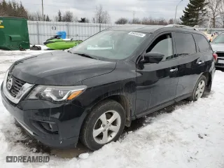 2017 Nissan Pathfinder S with VIN 5N1DR2MMXHC690751, listed as a Copart auction lot 85659354 with 278,727 mi miles and Salvage Title. Bid and sale history available at carsss.com. Image 1.