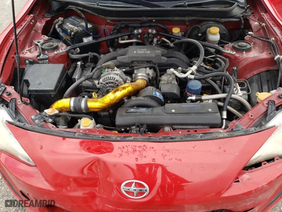 2013 Scion FR-S with VIN JF1ZNAA19D1732302, listed as a Copart auction lot 43471535 with 83585 miles and Salvage Title. Bid and sale history available at carsss.com. Image 11.