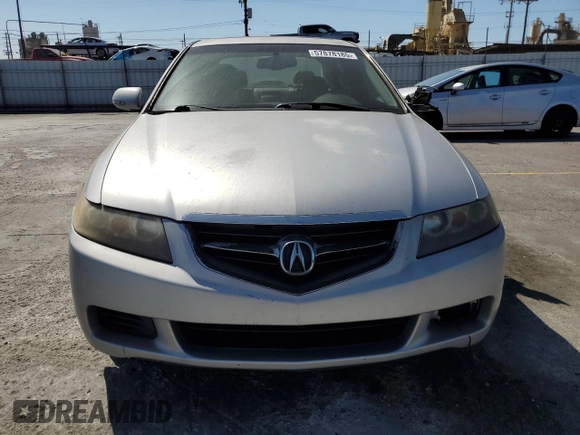 2005 Acura TSX with VIN JH4CL96885C011077, listed as a Copart auction lot 57878185 with 211,652 mi miles and Salvage title. Bid and sale history available at DreamBid. Image 5.