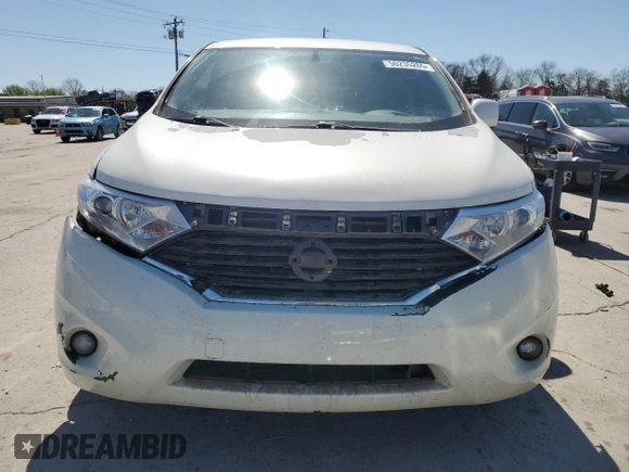 2014 Nissan Quest S with VIN JN8AE2KP0E9105740, listed as a Copart auction lot 50235265 with 0 mi miles and Salvage Title. Bid and sale history available at carsss.com. Image 5.