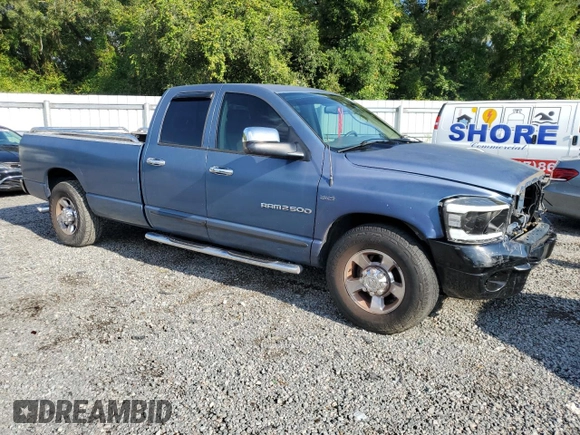2006 Dodge Ram 2500 SLT with VIN 3D7KR28D16G110616, listed as a Copart auction lot 68149324 with 170,743 mi miles and Salvage Title. Bid and sale history available at carsss.com. Image 4.
