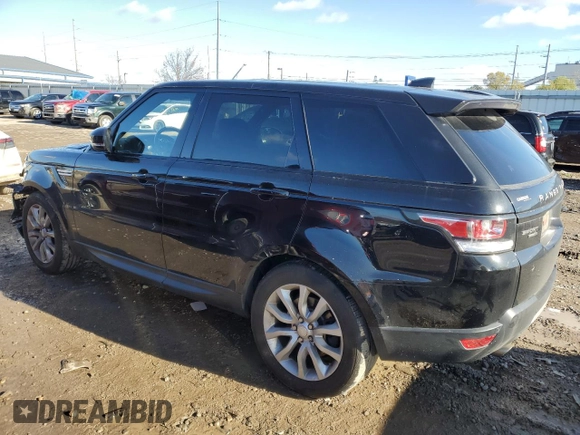 2017 Land Rover Range Rover Sport HSE with VIN SALWR2FV8HA177652, listed as a Copart auction lot 82118574 with 76,913 mi miles and Salvage Title. Bid and sale history available at carsss.com. Image 2.