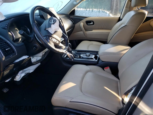 2021 Nissan Armada SV with VIN JN8AY2AC9M9146310, listed as a Copart auction lot 88297375 with 56,146 mi miles and Salvage Title. Bid and sale history available at carsss.com. Image 7.