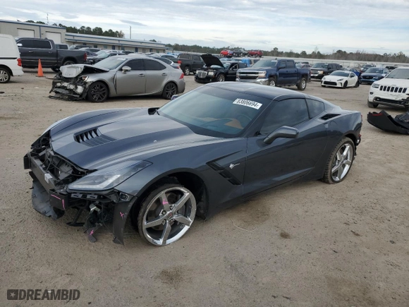 2014 Chevrolet Corvette Stingray 3LT with VIN 1G1YF2D71E5114418, listed as a Copart auction lot 83806694 with 54,322 mi miles and Clean Title. Bid and sale history available at carsss.com. Image 1.