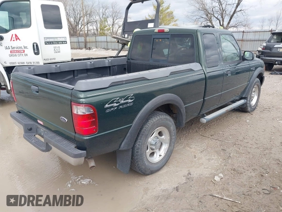2001 Ford Ranger XL Fleet with VIN 1FTZR15EX1PB75470, listed as a IAAI auction lot 41833450 with 140,579 mi miles. Bid and sale history available at carsss.com. Image 4.