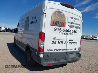2020 Ford Transit Cargo with VIN 1FTBR1C80LKA68782, listed as a IAAI auction lot 41522412 with 106,692 mi miles. Bid and sale history available at carsss.com. Image 3.